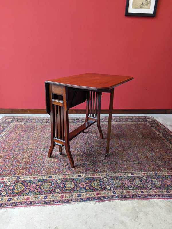 Antique Edwardian Mahogany Sutherland Table