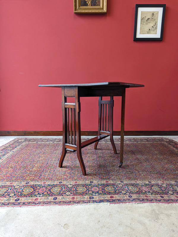 Antique Edwardian Mahogany Sutherland Table