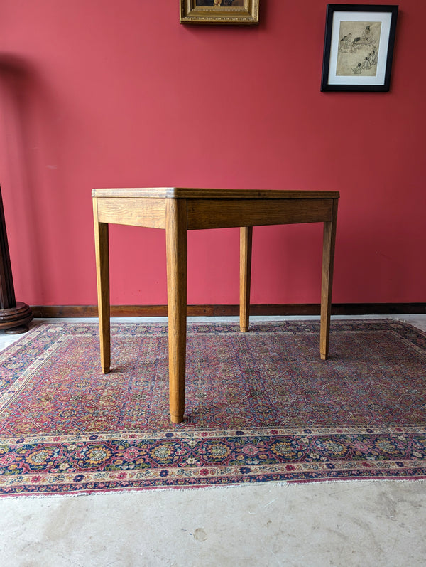 Mid Century Ministry of Defence Oak Writing Table / Desk