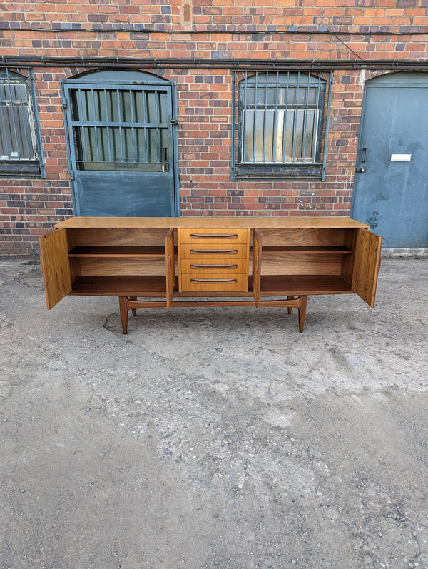 Mid Century G Plan Fresco ‘Long John’ Teak Sideboard 7ft