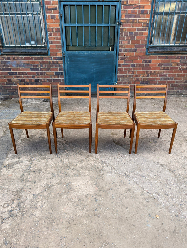 Set of 4 Mid Century Teak G Plan Dining Chairs