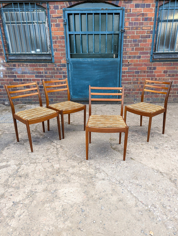 Set of 4 Mid Century Teak G Plan Dining Chairs