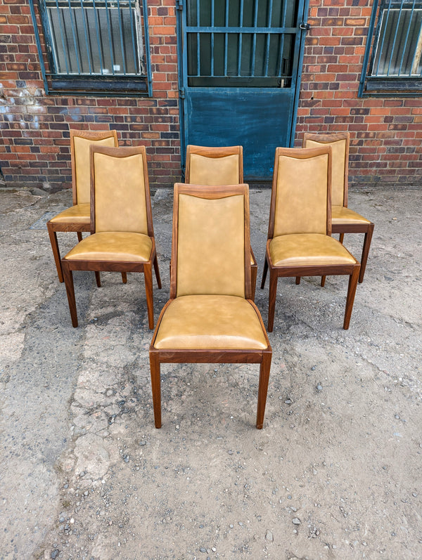 Set of 6 Mid Century G Plan Teak Dining Chairs