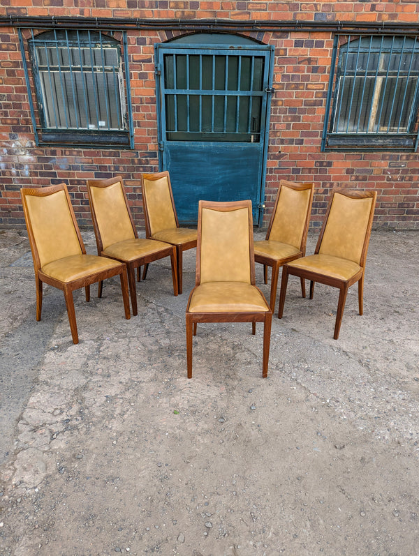 Set of 6 Mid Century G Plan Teak Dining Chairs