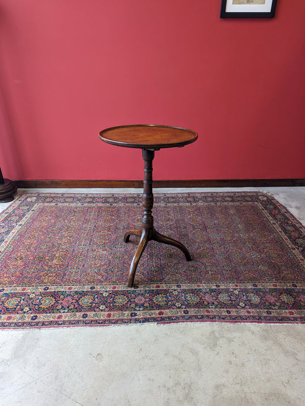 Antique 19th Century Mahogany Tilt Top Spider Leg Wine Table / Occasional Table
