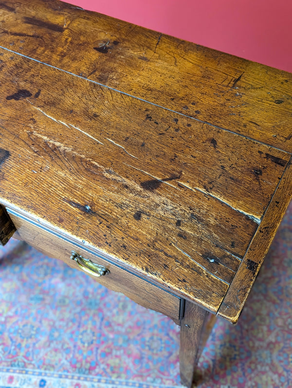 Antique 19th Century Oak Side Table