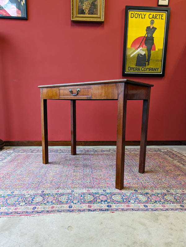 Antique Georgian Mahogany Side Table / Hall Table