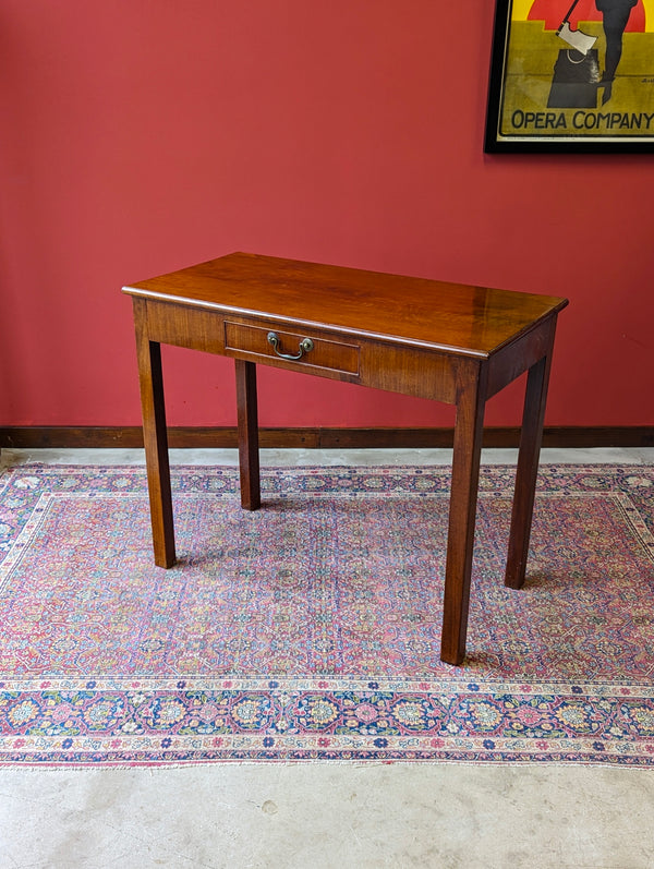 Antique Georgian Mahogany Side Table / Hall Table