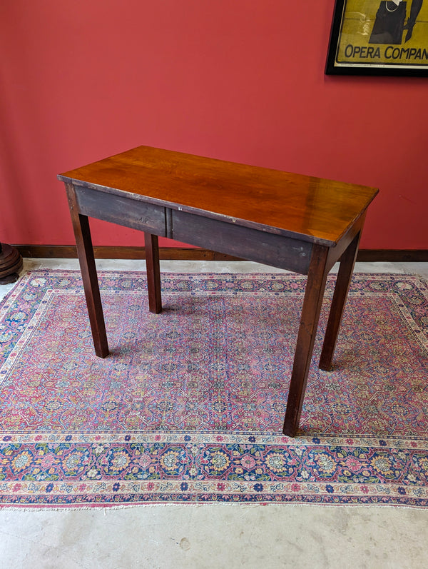 Antique Georgian Mahogany Side Table / Hall Table