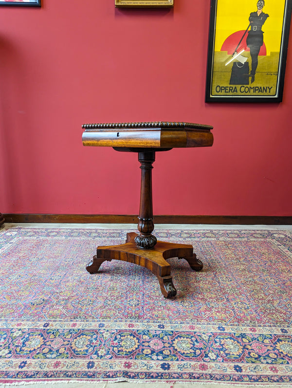 Antique William IV Mahogany Work Table