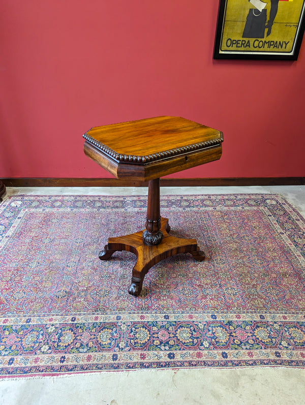 Antique William IV Mahogany Work Table