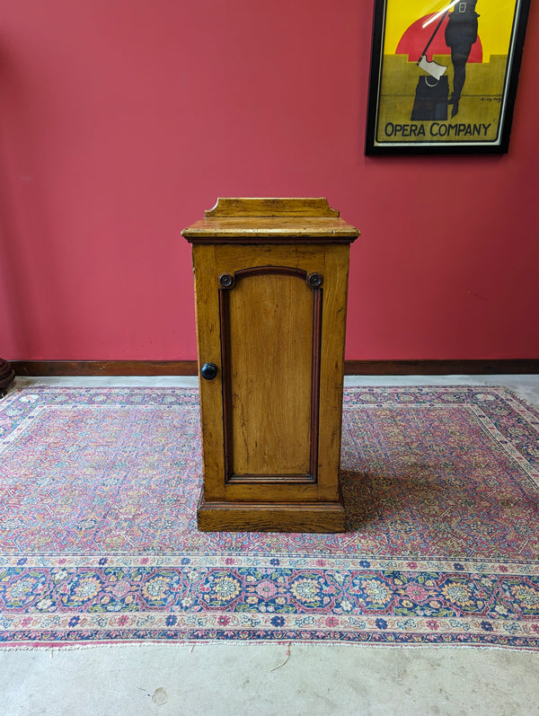 Antique 19th Century Pine Bedside / Pot Cupboard