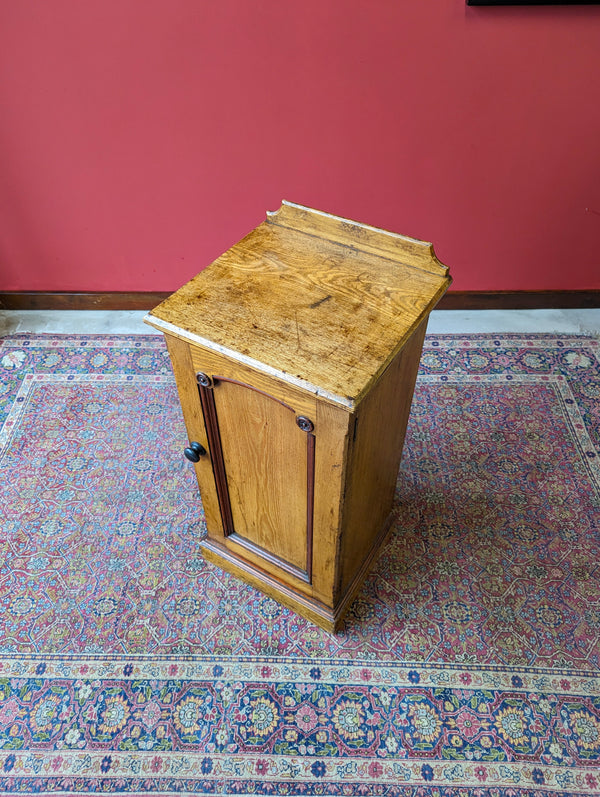 Antique 19th Century Pine Bedside / Pot Cupboard