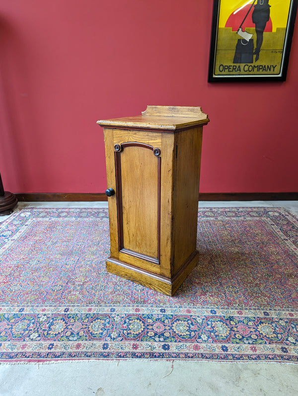 Antique 19th Century Pine Bedside / Pot Cupboard