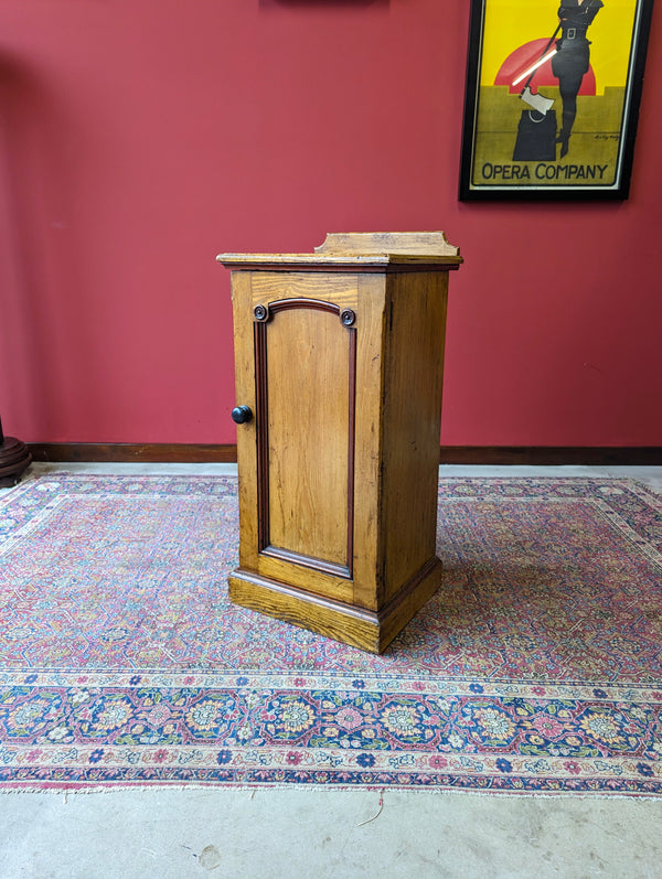 Antique 19th Century Pine Bedside / Pot Cupboard