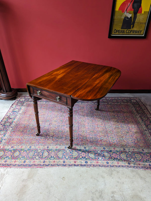 Antique Mid 19th Century Mahogany Pembroke Table