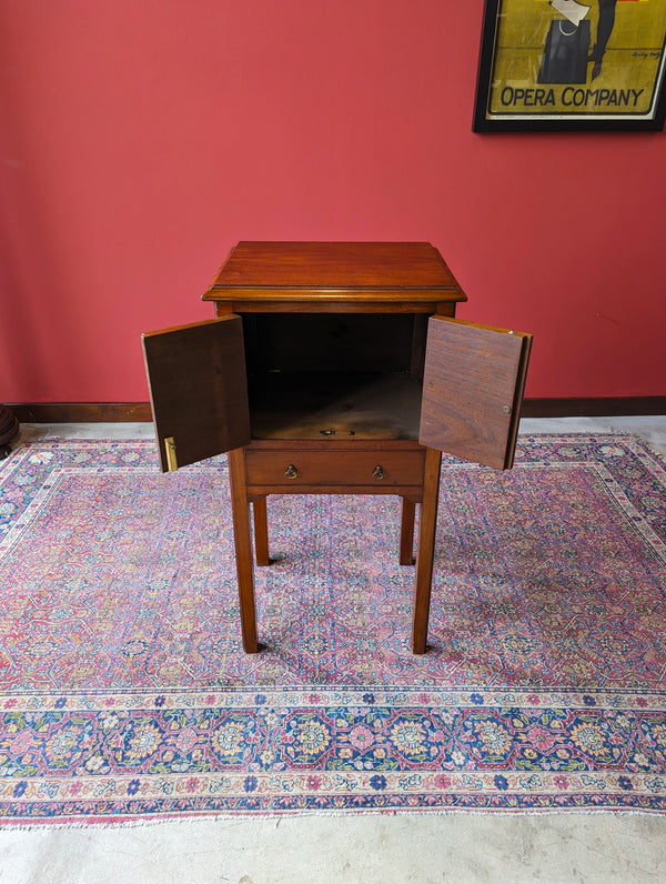 Antique Early 20th Century Mahogany Bedside