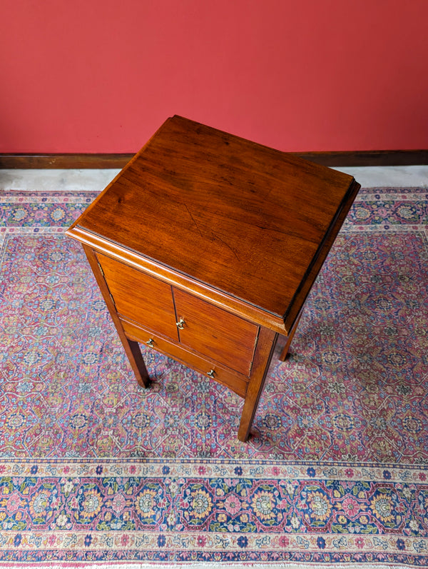 Antique Early 20th Century Mahogany Bedside