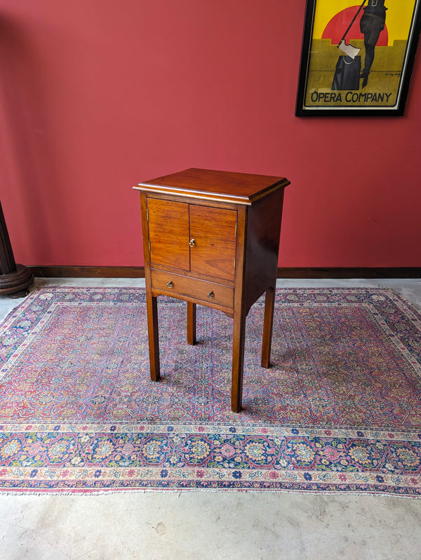 Antique Early 20th Century Mahogany Bedside