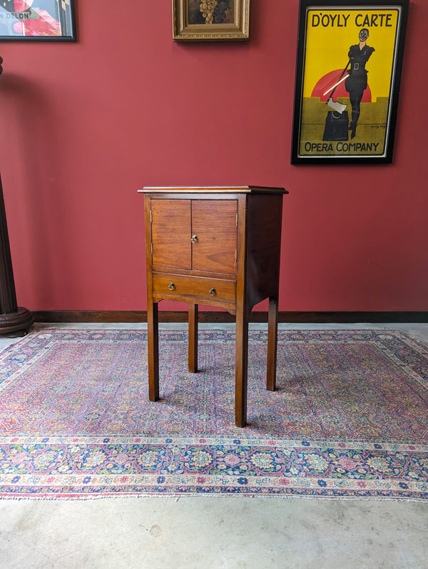 Antique Early 20th Century Mahogany Bedside