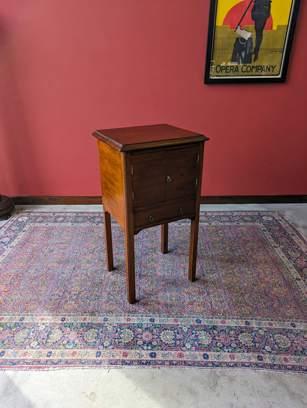 Antique Early 20th Century Mahogany Bedside