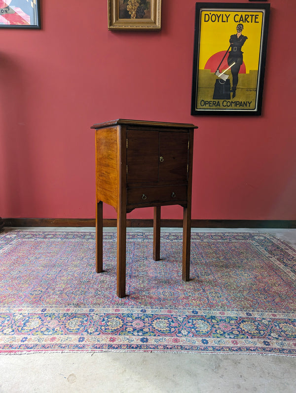 Antique Early 20th Century Mahogany Bedside