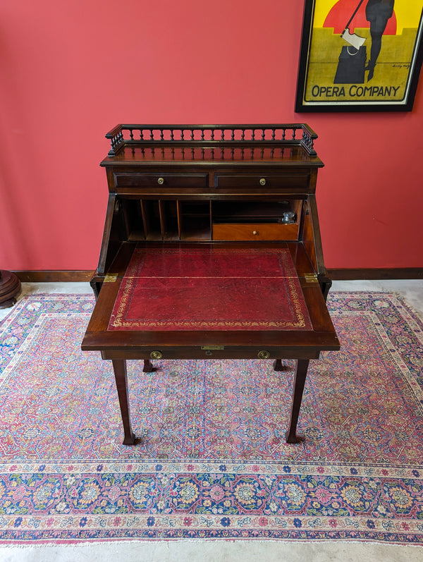 Antique Victorian Mahogany Ladies Writing Desk Bureau