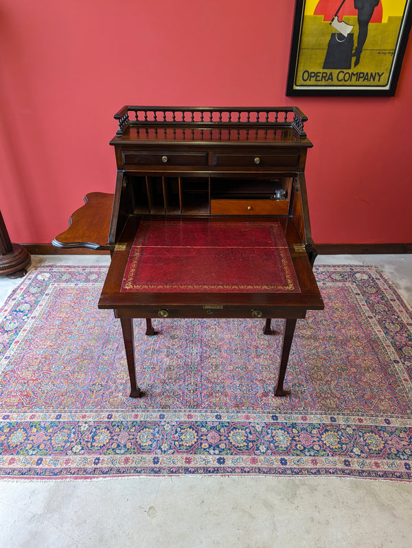 Antique Victorian Mahogany Ladies Writing Desk Bureau