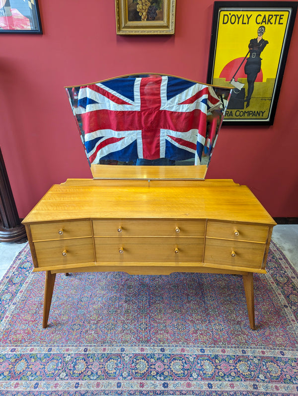 Mid Century Walnut Dressing Table by Alfred Cox