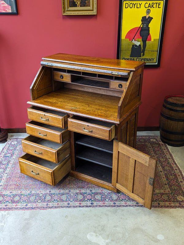 Antique Industrial Fold Top Desk Circa 1900