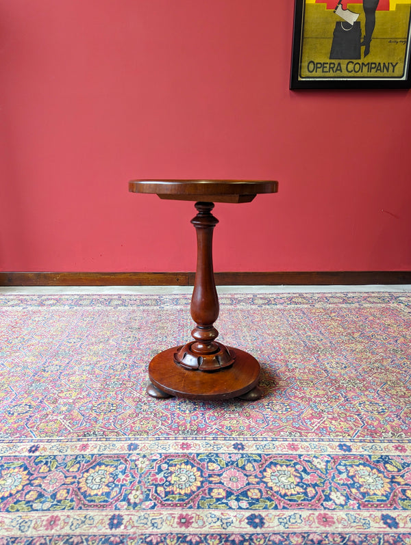 Antique William IV Mahogany Tapestry Wine Table