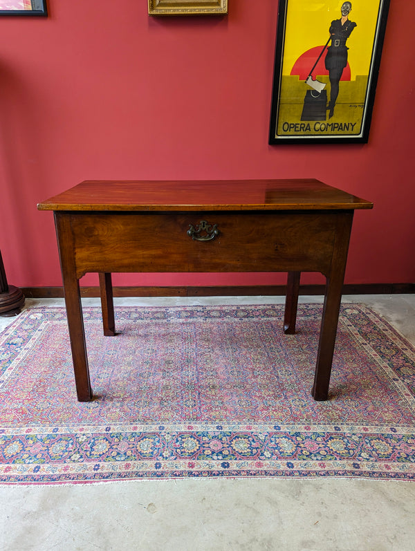 Antique Georgian Mahogany Architects Table / Desk