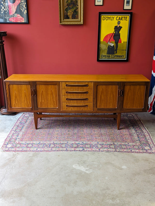 Mid Century G Plan Fresco ‘Long John’ Teak Sideboard 7ft