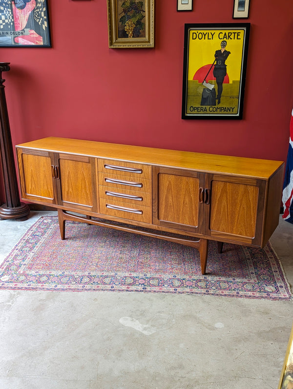 Mid Century G Plan Fresco ‘Long John’ Teak Sideboard 7ft