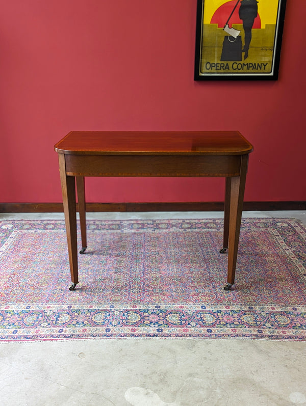 Antique Victorian Mahogany Console Table