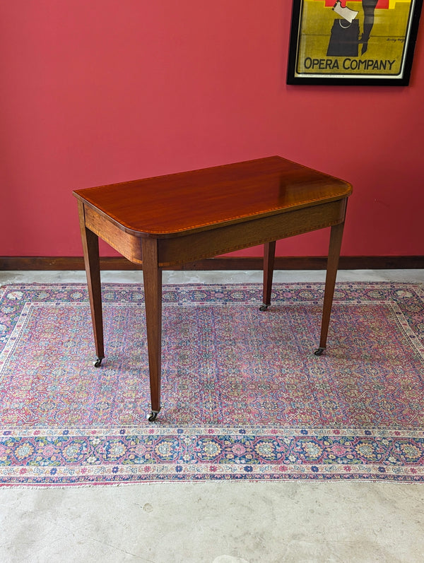 Antique Victorian Mahogany Console Table
