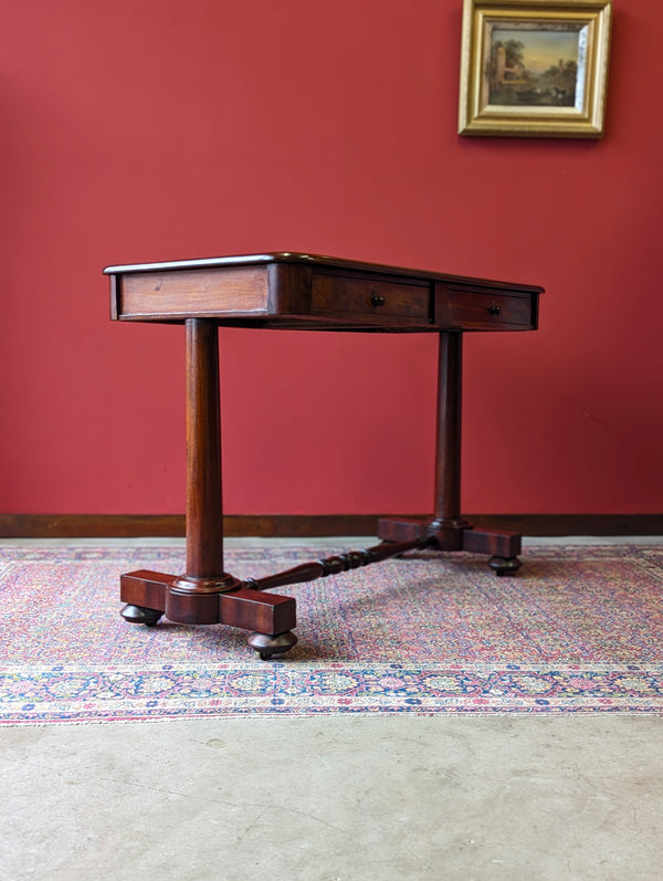 Antique Regency Period Mahogany Library Table Circa 1830