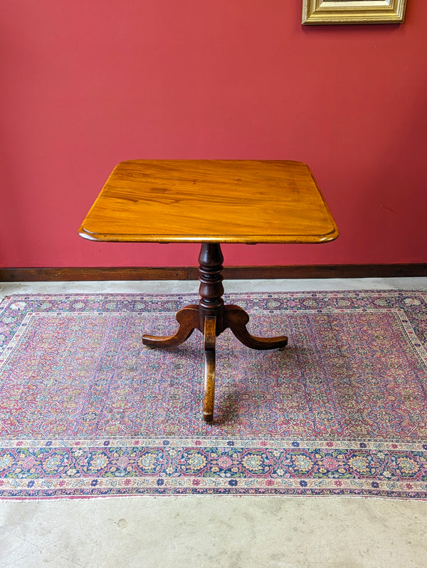 Antique 19th Century Mahogany Tilt Top Breakfast Table