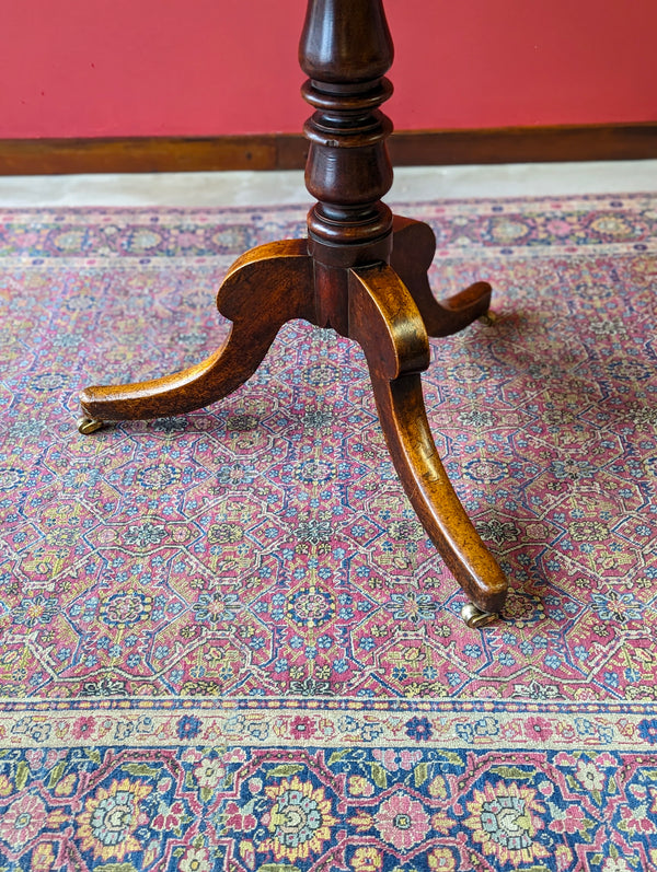 Antique 19th Century Mahogany Tilt Top Breakfast Table