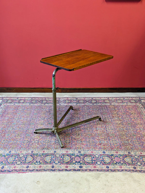 Mid Century Adjustable Over Bed Reading Table