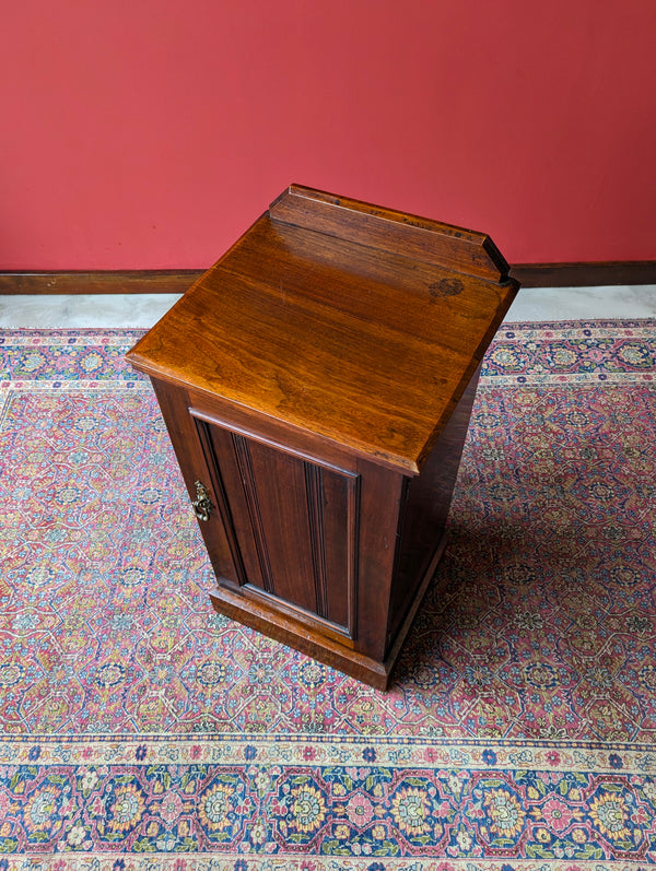 Antique Edwardian Mahogany Pot Cupboard / Bedside