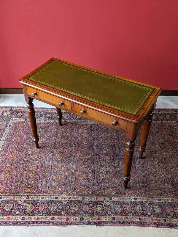 Antique Victorian Mahogany Writing Table / Desk