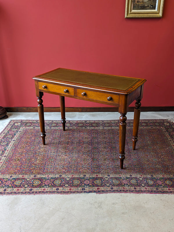 Antique Victorian Mahogany Writing Table / Desk