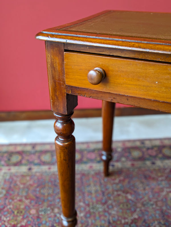 Antique Victorian Mahogany Writing Table / Desk