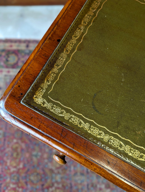 Antique Victorian Mahogany Writing Table / Desk