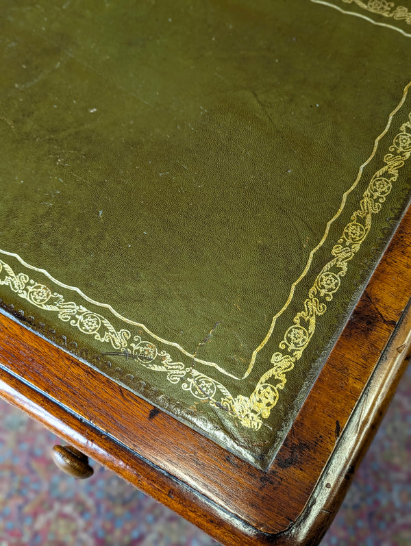 Antique Victorian Mahogany Writing Table / Desk