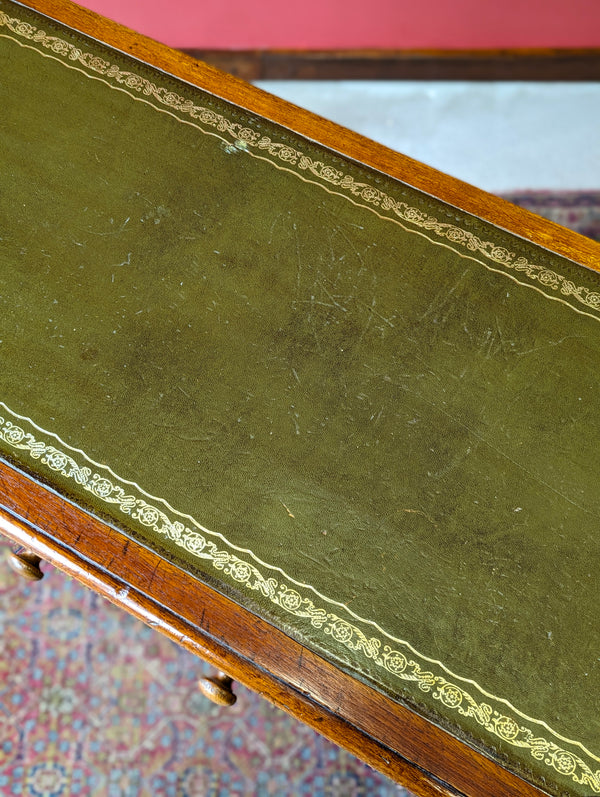 Antique Victorian Mahogany Writing Table / Desk