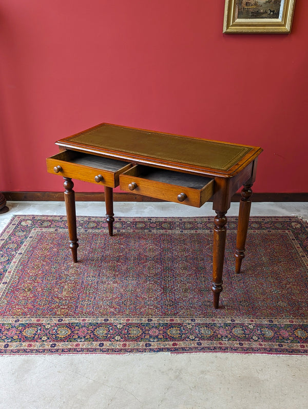 Antique Victorian Mahogany Writing Table / Desk