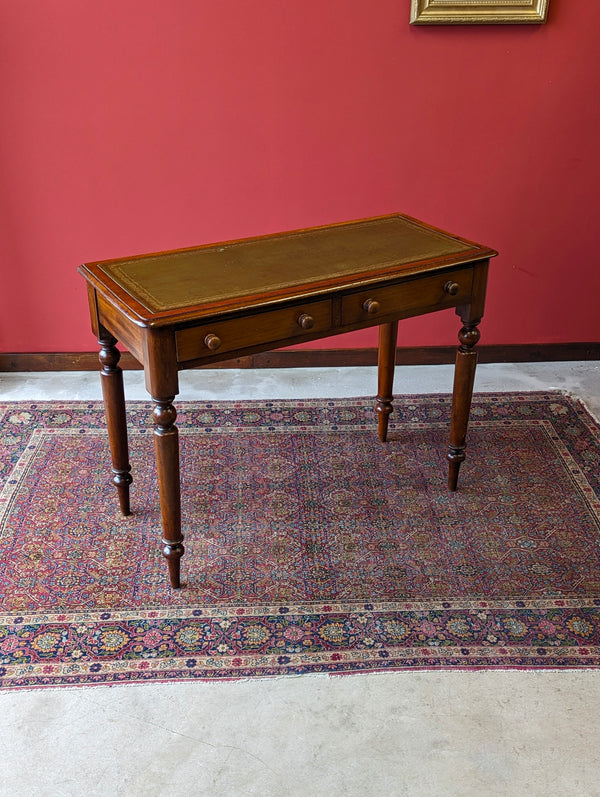 Antique Victorian Mahogany Writing Table / Desk