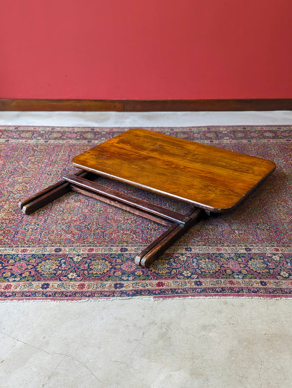 Antique Victorian Folding Pine Table